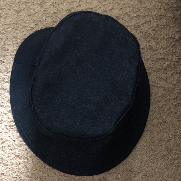 Dark Blue Denim Bucket Hat - Picture 1 of 4